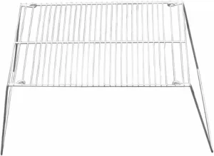 IMIKEYA Grill Rack for Outdoor Grill Mini Bbq Tool Stainless Steel Easy to Set up Great for Outdoor Cooking
