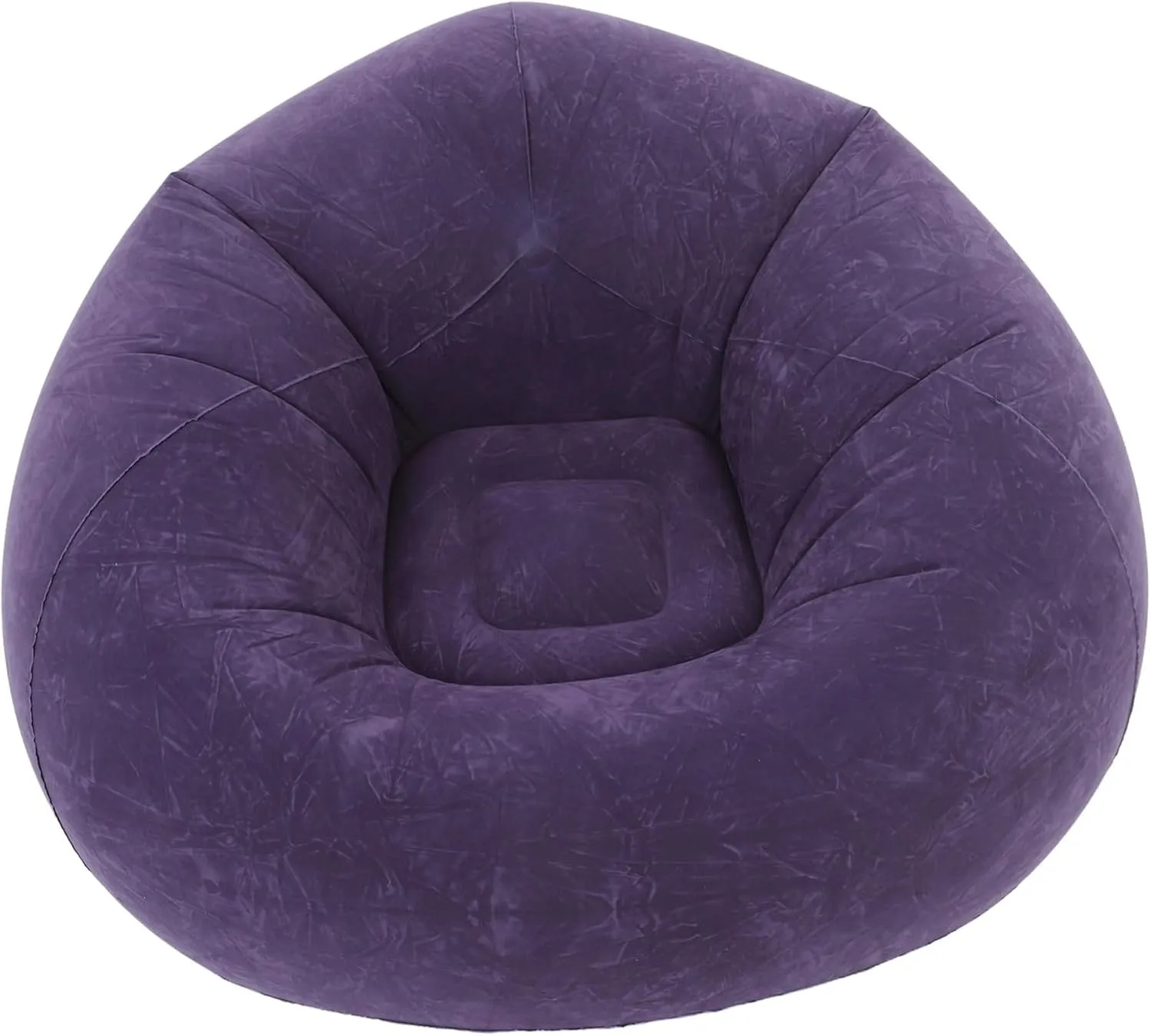 Inflatable Chair Bean Bag Sofa Soft PVC Flocked for Boys and Girls Teen Adults Versatile Air Lounger for Home Outdoor