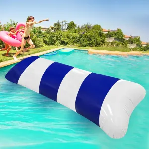 Inflatable Water Catapult Jump Blob, Inflatable Water Drop Jumping Bag, Water Inflatable Catapult Bag Jumping Pillow with Air Pump, Suitable for Adults and Children