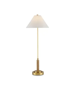 Ippolito Brass Console Lamp