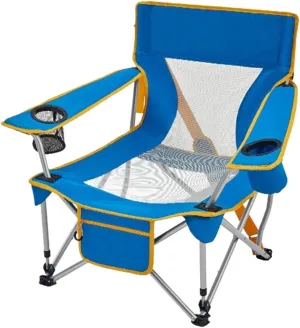 IRYZE Outdoor Chair Folding Camping Chair Outdoor Armchair Beach Deck Chairs Portable Leisure Seat Stool with Breathable Mesh, Comes with Storage Bag Camping Chair Foldable Chair