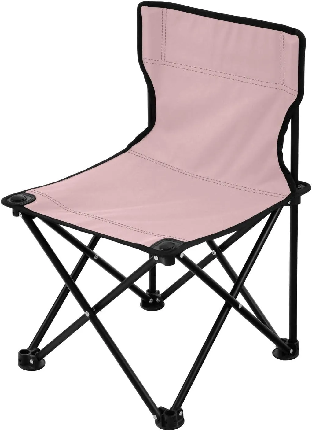 J JOYSAY Light Pink Portable Camping Chair Lightweight Outdoor Folding Chair for Adults Lawn Chair for Outside Camping Beach Sports Travel Hiking
