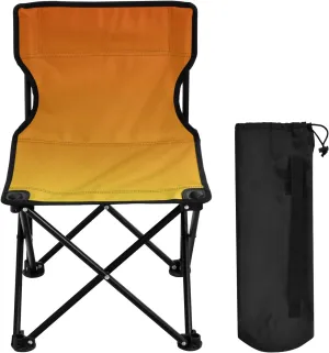 J JOYSAY Phoenix Start Gradient Portable Camping Chair Lightweight Outdoor Folding Chair for Adults Hiking Chair for Outside Camping Sports Beach Travel Hiking