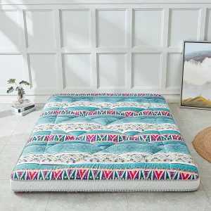 Japanese Floor Mattress Futon - Thicken & Foldable Roll Up Camping & Bohemia Twin