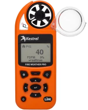 Kestrel 5500FW Fire Weather Meter Pro with Link, Orange