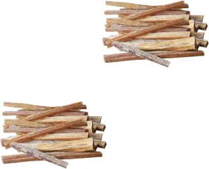 KESYOO 2pcs Strip Fire Starter Fire Logs Campfire Dry Kindling Camping Outdoor Tools Firelighters Accessories Wood Firelighter Fire Wood Charcoal Starter Wooden