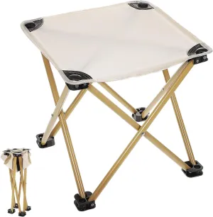 KESYOO Folding Stool Portable Camping Chair with Carry Bag Heavy Duty Outdoor Stool for Picnics Fishing Hiking and Sporting Events Compact Design for Easy Storage