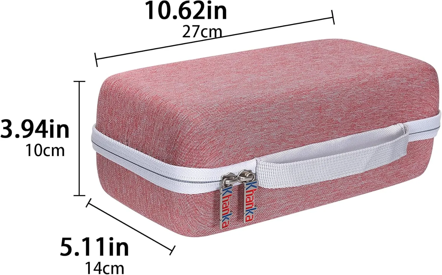 khanka Hard Travel Case Replacement for Halo Bolt 58830/57720 / Air 58830 / ACDC Max 55500 mWh Portable Emergency Power Kit, Portable Phone Laptop Charger, Case Only (Pink)