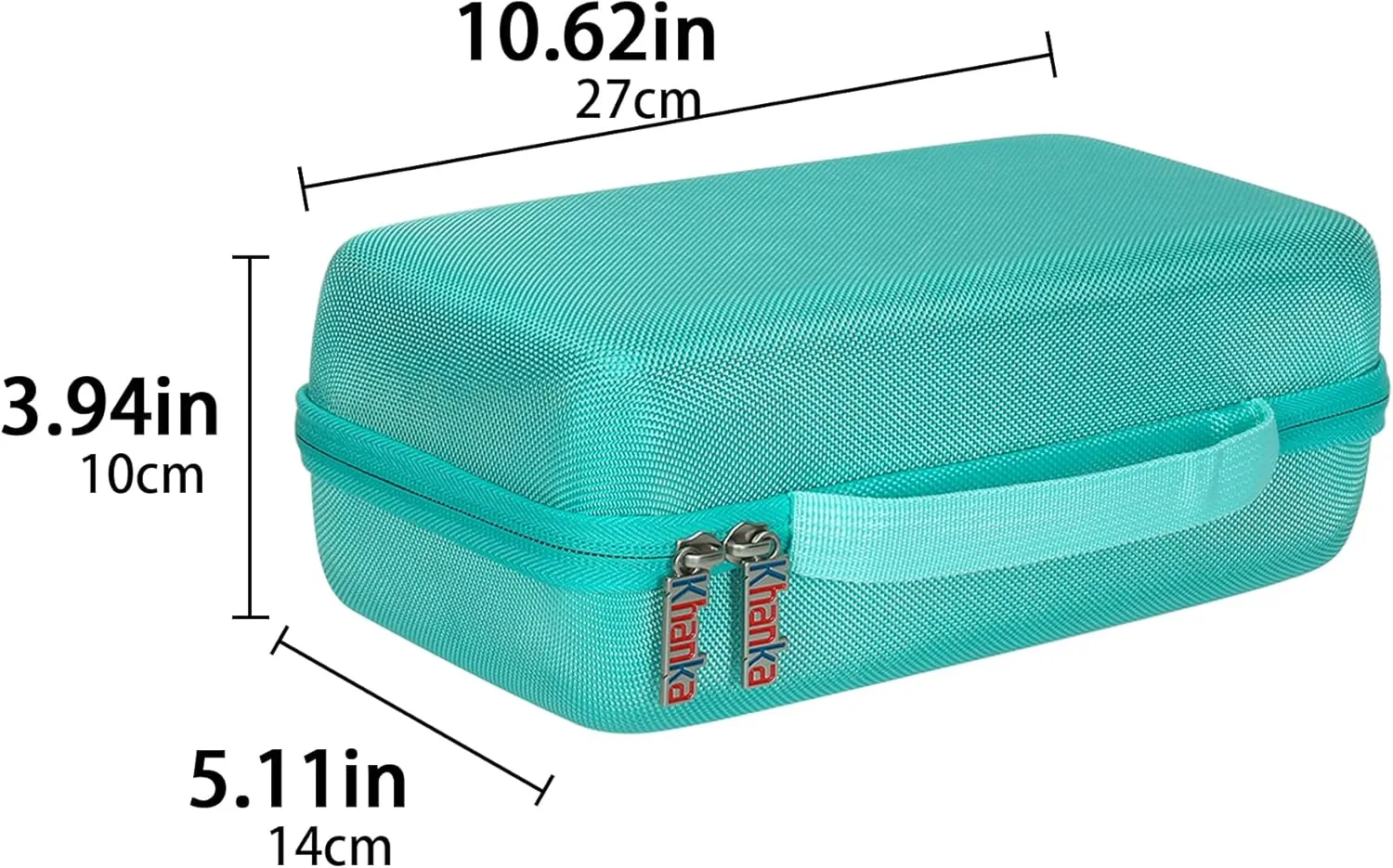 khanka Hard Travel Case Replacement for Halo Bolt 58830/57720 / Air 58830 / ACDC Max 55500 mWh Portable Emergency Power Kit, Portable Phone Laptop Charger, Case Only (Teal)