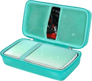 khanka Hard Travel Case Replacement for Halo Bolt 58830/57720 / Air 58830 / ACDC Max 55500 mWh Portable Emergency Power Kit, Portable Phone Laptop Charger, Case Only (Teal)