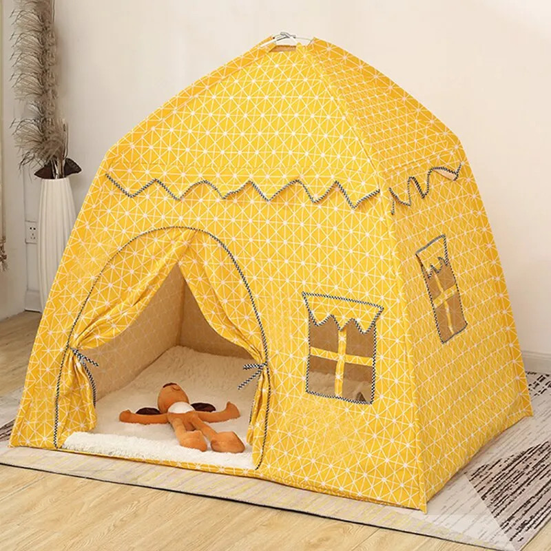Kids Play Tent for Baby Game House Portable Collapsible Princess Castle Children Tent Birthday Holiday Gifts for Boys and Girls