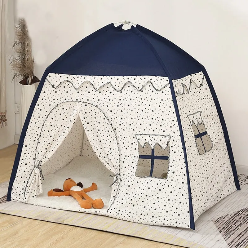 Kids Play Tent for Baby Game House Portable Collapsible Princess Castle Children Tent Birthday Holiday Gifts for Boys and Girls