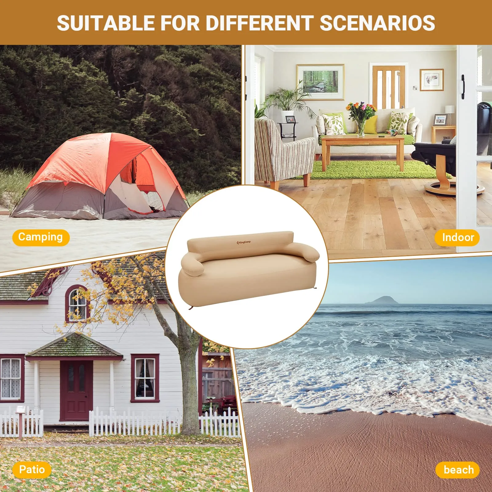 KingCamp Inflatable Sofa Set