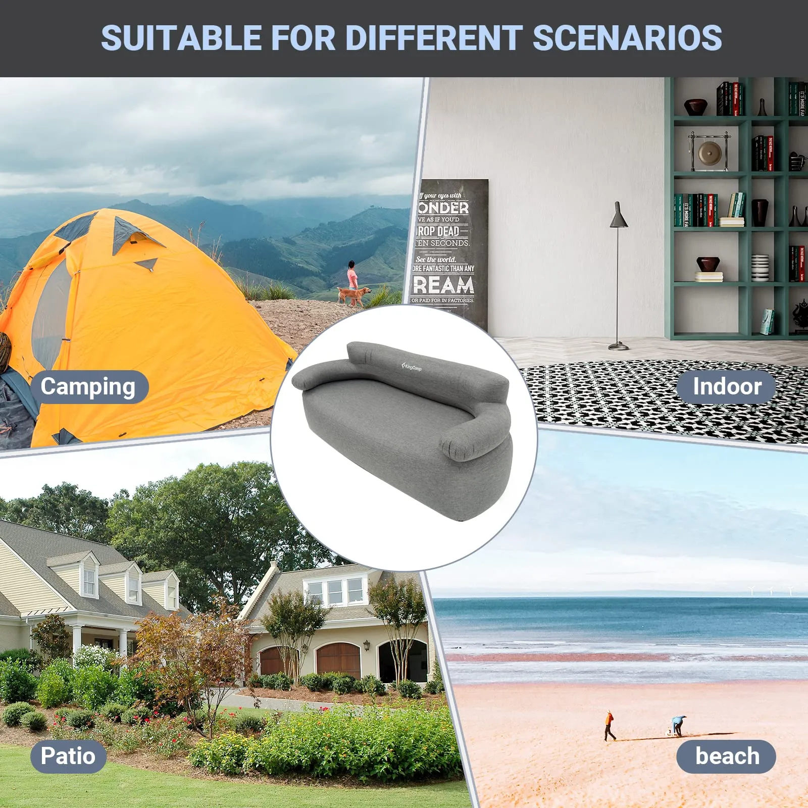KingCamp Inflatable Sofa Set