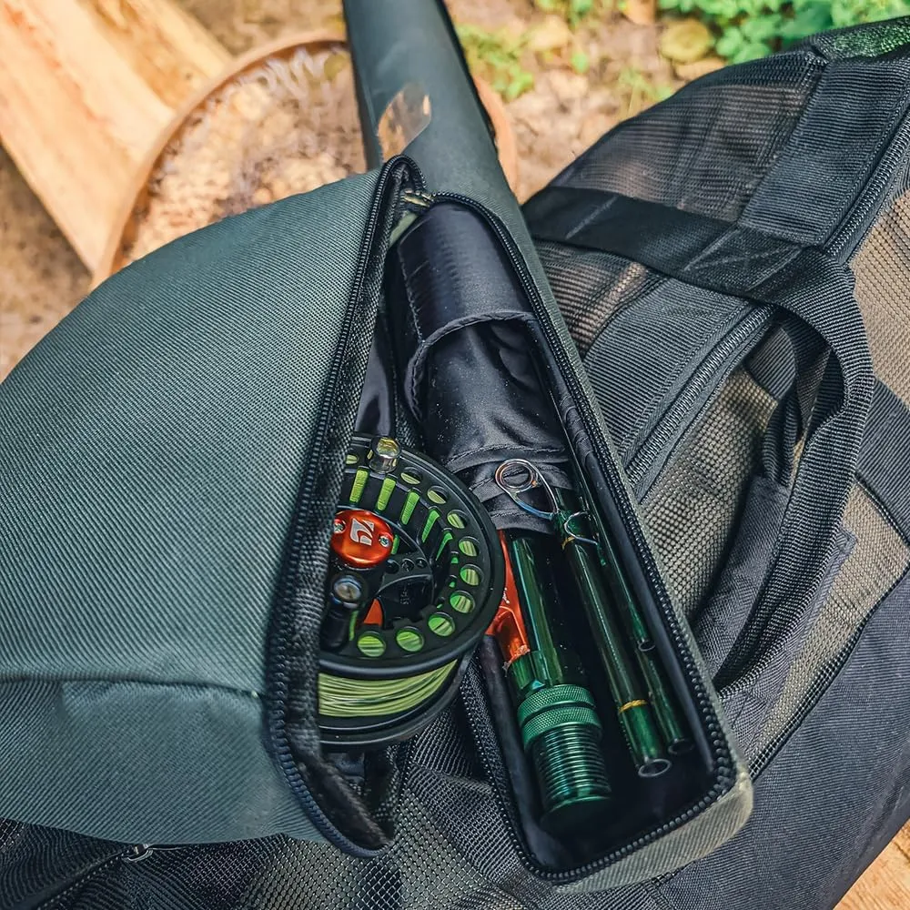Kylebooker Fly Fishing Rod with Reel Combo Kit 3/4/5/6/7/8 Weight Starter Fly Fishing Outfit with Rod Bag