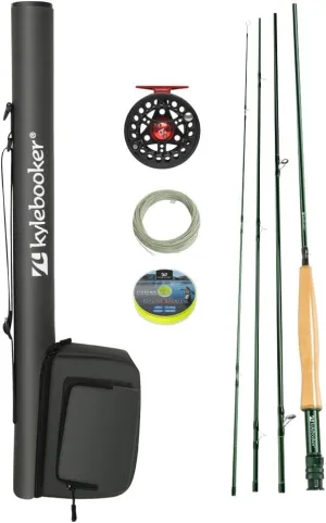 Kylebooker Fly Fishing Rod with Reel Combo Kit 3/4/5/6/7/8 Weight Starter Fly Fishing Outfit with Rod Bag