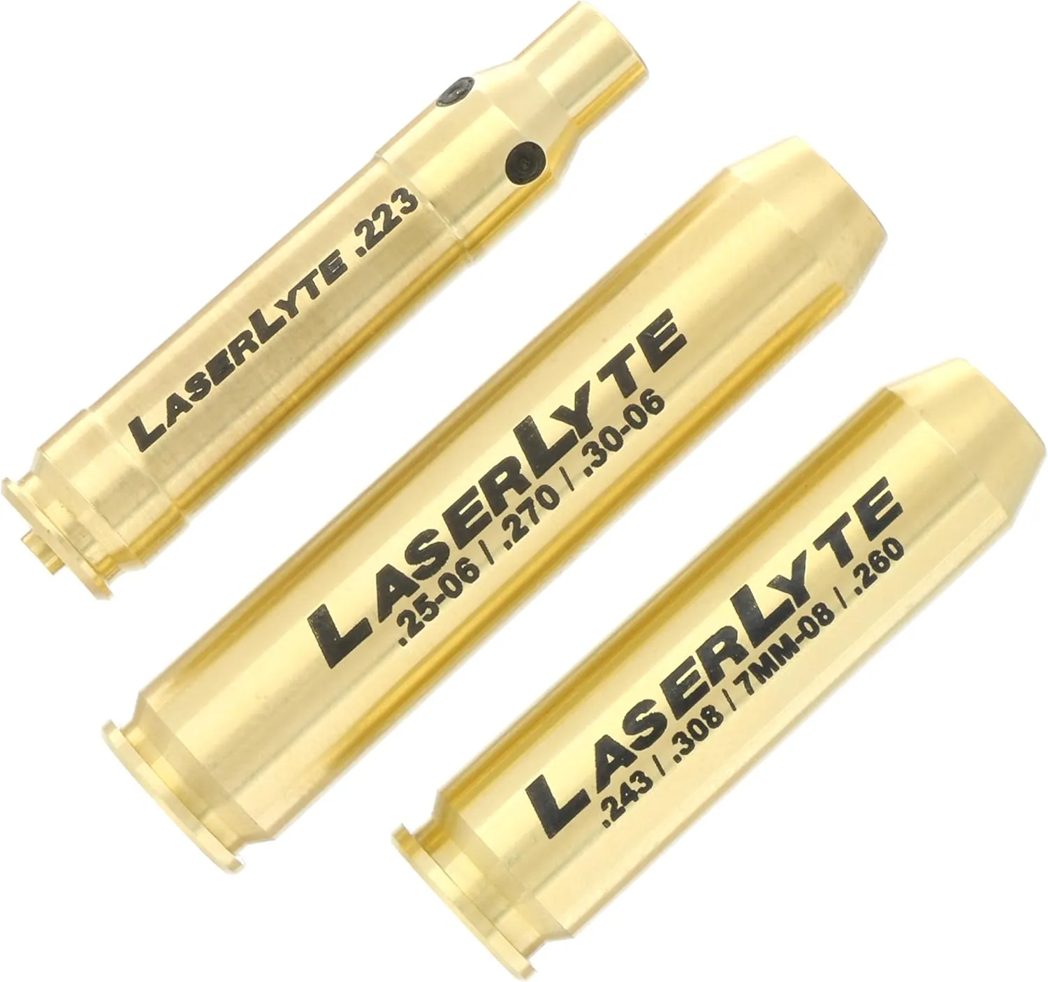 LaserLyte CB-L368 Laser Cartridge Bore Sight Kit for Alignment of Iron Sights or Hunting Scopes with Red Laser and Adapters for Multiple Caliber Rifles