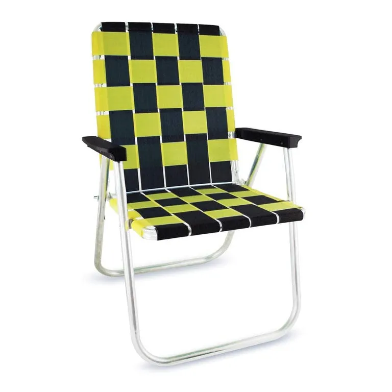 Lawn Chair USA Black & Yellow Classic Chair