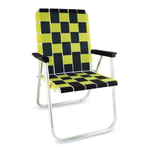 Lawn Chair USA Black & Yellow Classic Chair