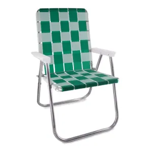 Lawn Chair USA Green & White Classic Chair