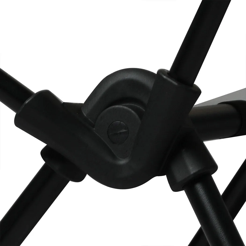 Levede Camping Chair Folding Outdoor Large Black-NT_Metro