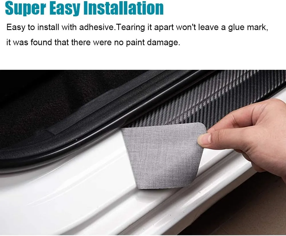 LEXLEY For 2006-2023 2024 2025 CRV CR-V Carbon Fiber Style Leather Door Sill Protector Anti-Dirty Scuff Plate Cover Guard Sills Protector Trim,Welcome Pedal Protect 4PCS -SLIVER