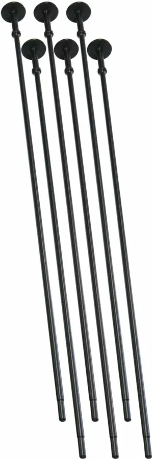Liberty Safe Rifle Rod Starter - Gun Safe Accessory - Increase Long Gun Capacity in Gun Safe (Black, 6)
