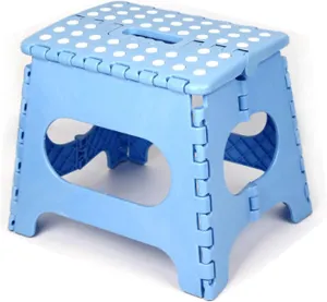Light Household Thickened Plastic Folding Stool Plastic Material Super Strong Outdoor for Garden BBQ Fishing Hiking Travel