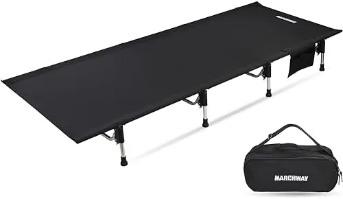 Lightweight Folding Tent Camping Cot Bed with Lever Lock