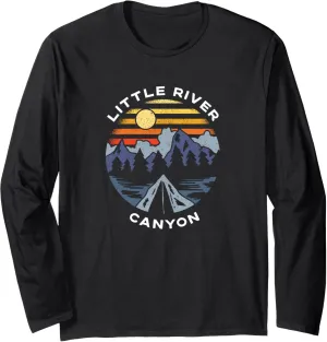 Little River Canyon Alabama Mountains Vacation Souvenir Long Sleeve T-Shirt