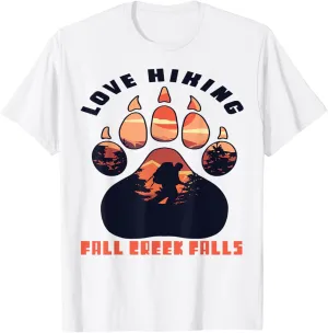 Love Hiking Fall Creek Falls Tennessee Camping Climbing T-Shirt