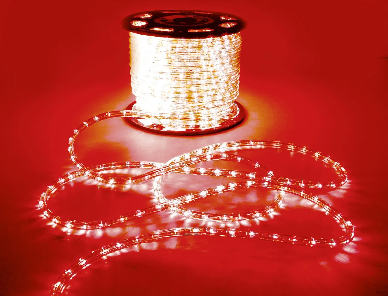 LYYT LED Rope Light Red 50m