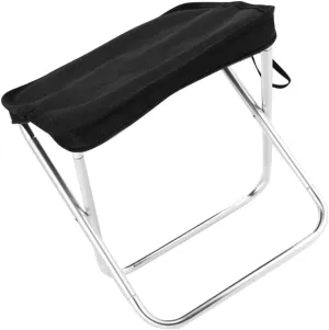 Milisten Foldable Camp Chairs Lightweight Portable Stool Aluminum Alloy Camping Stool for Adults for Hiking and Fishing