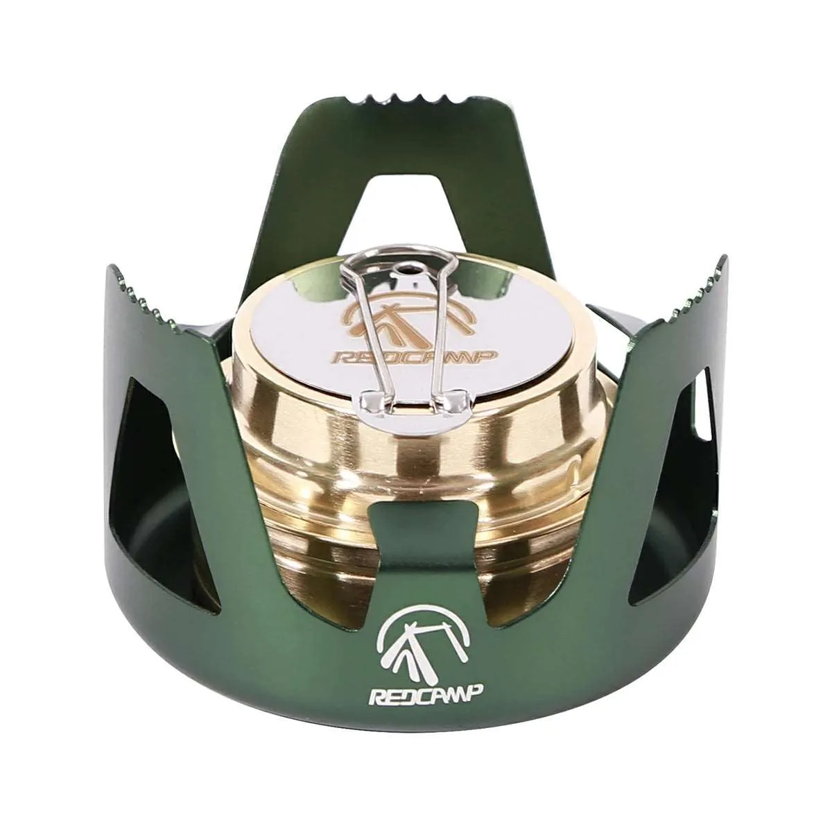 Mini Alcohol Stove with Aluminium Stand for Backpacking from Redcamp