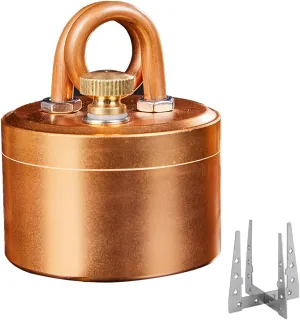 Mini Portable Alcohol Camping Stove - High-Powered 50ml Spirit Burner，Handmade Premium Lightweight Aluminum Multi - Functional Stove for Outdoor Hiking, Cooking, Emergency Use & Backpacking - Golden