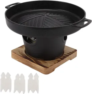 Mini Portable Camping Grill Stove Tabletop Barbecue Grill, Japanese BBQ Grill Pan for Camping Picnic Home Electric Grills Indoor Grills & Griddles (HN-BBQ18D)
