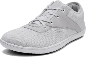 Minimalist Barefoot Shoes Womens Mens | Zero Drop Sole | Wide Toe Box | Fashion Canvas Sneakers Casual Walking Shoes Cross Trainer City Road Running Shoes