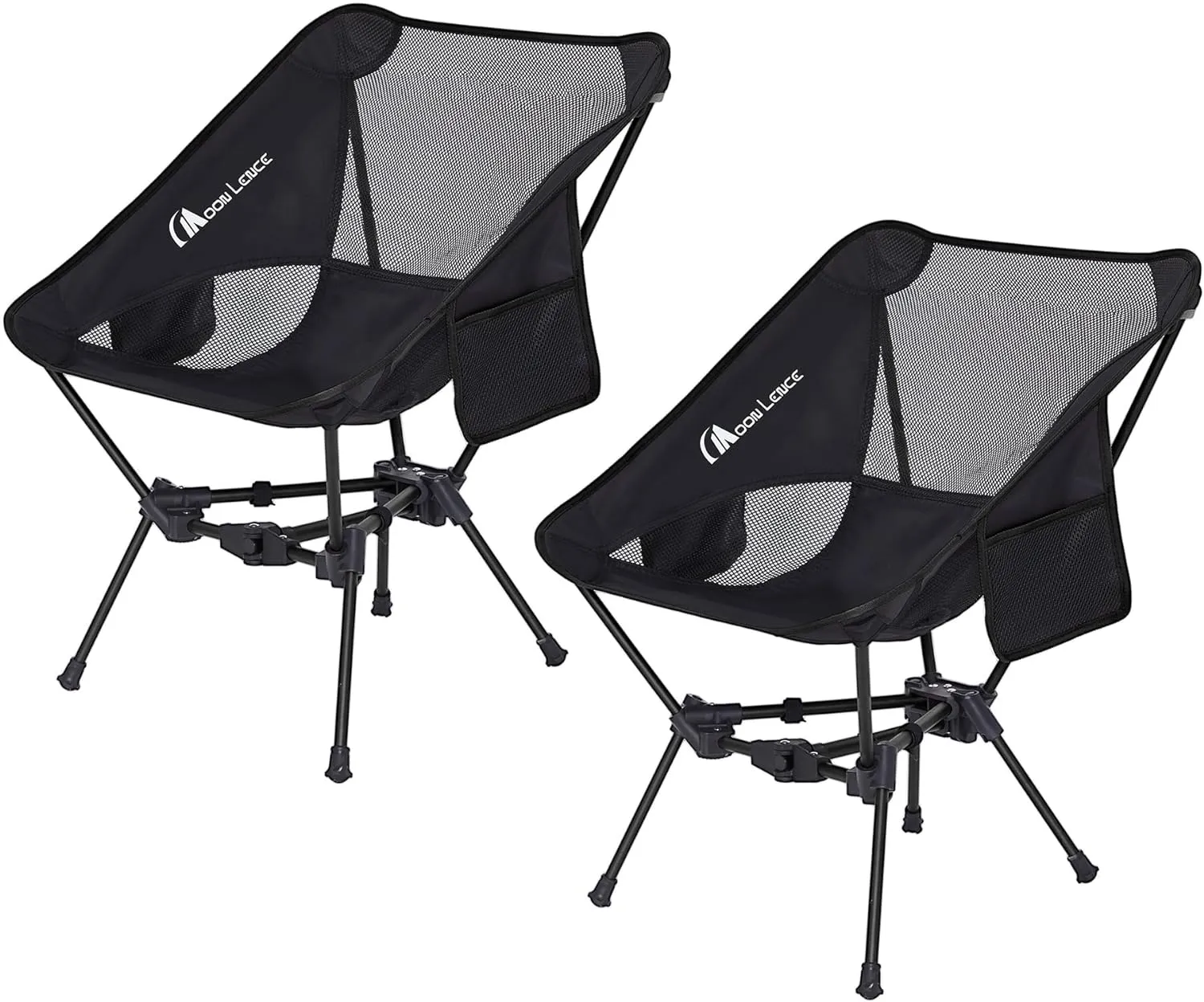 MOON LENCE Portable Camping Chair Backpacking Chair - The 4th Generation Ultralight Folding Chair - Compact, Lightweight Foldable Chairs for Hiking Mountaineering, Beach