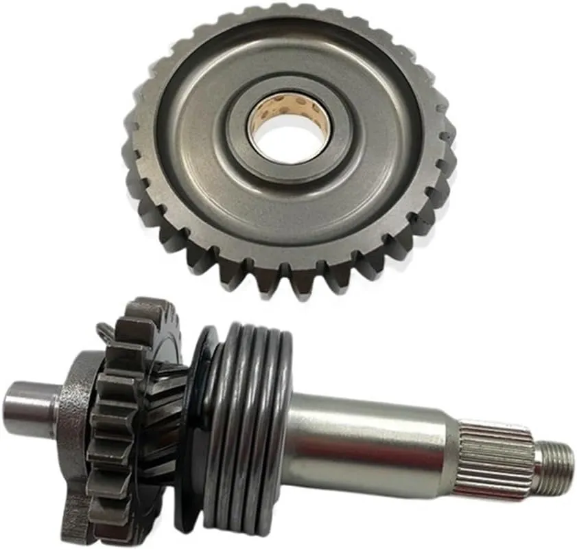 Motorcycle Engine Kick Starter Shaft Assembly Fit For LONCIN DT230 MT250 TSE250R HJ250H Ignition Shaft Start Rod Idle Gear Motorcycle starter drive(1 Kit)