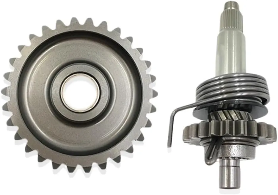 Motorcycle Engine Kick Starter Shaft Assembly Fit For LONCIN DT230 MT250 TSE250R HJ250H Ignition Shaft Start Rod Idle Gear Motorcycle starter drive(1 Kit)