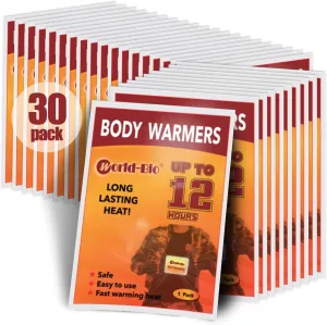 MR.ICE 7/14/20/40 Packs Body Warmers Large Pads for Women Men Kids, with Adhesive Backing Gives 12 Hours Warm (5.1" x 3.7"), Big Heat Sticker for Camping Hiking