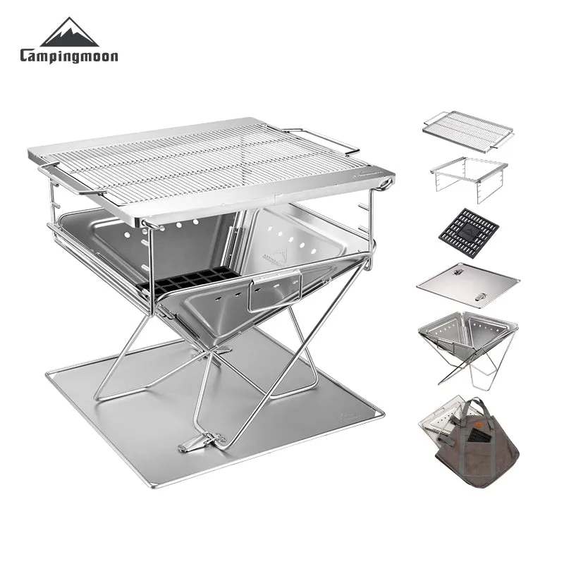 MT-045 14In Time-sensitive offer Campingmoon Foldable Grill Great deal
