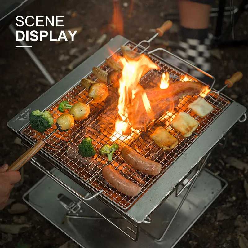 MT-045 14In Time-sensitive offer Campingmoon Foldable Grill Great deal