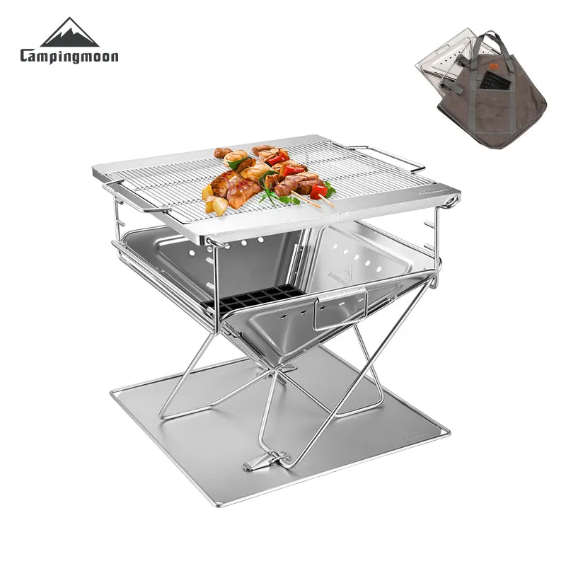 MT-045 14In Time-sensitive offer Campingmoon Foldable Grill Great deal