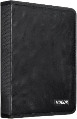 MUDOR Fireproof Coin Collection Book Album Holder for Collectors,370 Pockets Collection Supplies,Coin Binder Storage Organizer Display fits Currency and Coins