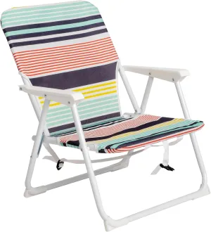 Multi-Color Fabric Folding Chair, Foldable Reclining Beach Chairs, Folding Beach Chair, Camping Chair,Recliner Chair Lightweight Portable Folding Chair for Camp,Outdoor,Travel 22"L x 23.6"W x 24.8"H