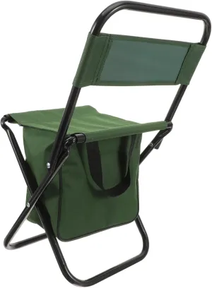 Multi-Function Portable Folding Chair with Storage Bag Lightweight Camping Stool for Fishing Travel Outdoor Leisure Durable and Easy to Carry Design