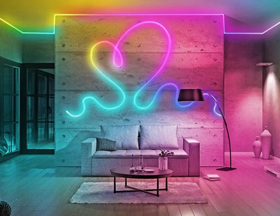 Multicolor Smart RGBIC Neon Strip Lights