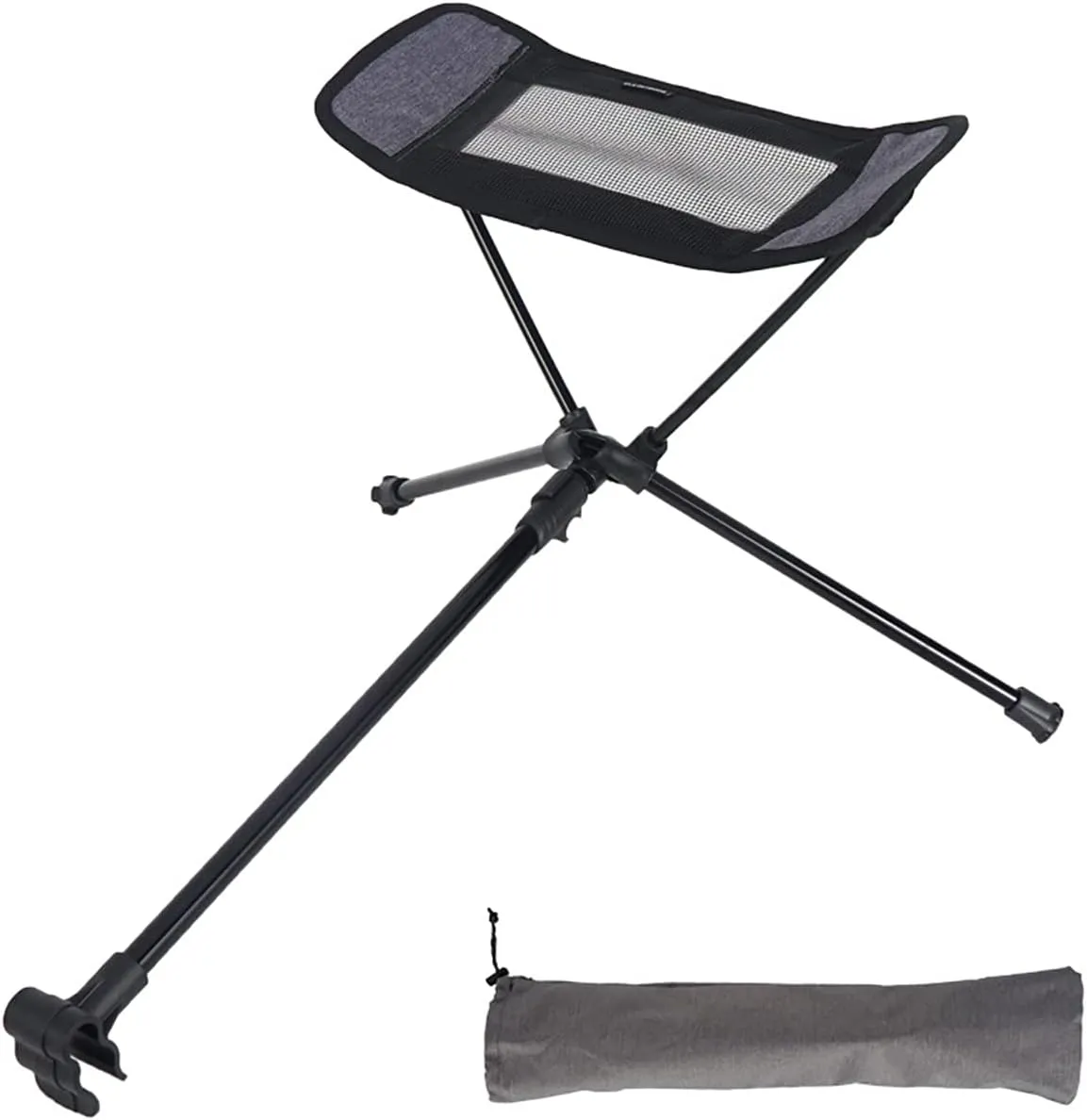 Munstru Portable Camping Chair Husband's quick and easy way It is the most suitable for outdoor activities. Maximum load 220 pon Aircraft made by grade aluminum ( Rice White, Large Size ) ( Grey Ped