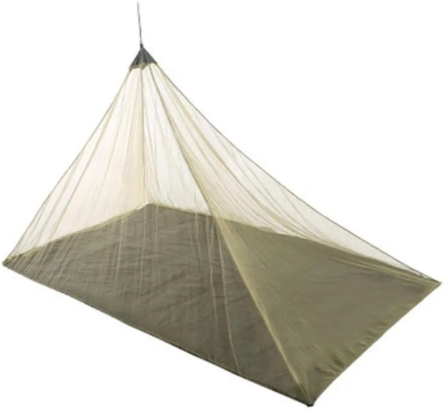 NIEH 50D Polyester Outdoor Camping Perspective Anti-Mosquito Nets Lightweight Strong Travel Camping Single Mosquito Hammock Tent, Green